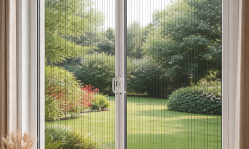 pleated mosquito net1